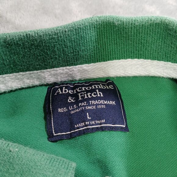 Lot (2) Polo Shirts Mens Large Abercrombie Fitch Ralph Lauren Classic Preppy Y2k - Picture 4 of 13